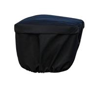 Perfeclan Funda Protectora de Nailon elástico para Cesta de Bicicleta eléctrica, Resistente al Polvo, para Camping, Ciudad, Playa y supermercado, Negro