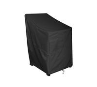 Perfeclan Fundas para Sillas de, Cubierta Impermeable para Silla Apilable, Respaldo Alto, Cubierta de Asiento Profundo para Sillas de Jardín, 134x66x63x89cm