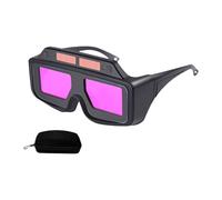 perfeclan Gafas de soldadura con oscurecimiento automático, ligeras, de protección versátil, ideales para trabajos de corte eléctrico, Gafas de Soldadura