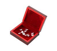 perfeclan Joyero en miniatura a escala 1:12 o 1:6, simulación robusta, decoración para casa de muñecas, modelo mini organizador, para microescena de regalo, Style a
