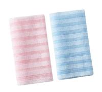 perfeclan Juego de 2 toallas exfoliantes, paños de baño, toallas largas para ducha, exfoliantes corporales japoneses resistentes para adultos, Mujer