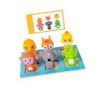 Perfeclan Juego de emparejamiento de Animales para niños de 3, 4 y 5 años, niñas, educación temprana, jardín de Infantes, niños pequeños, Regalos de cumpleaños,