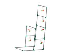 Perfeclan Juego de Lanzamiento de Escalera para Exteriores, Juego de Lanzamiento, Regalo para Patio Trasero con Pelotas para Beber, Fiestas, Camping, reuniones