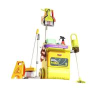 Perfeclan Juego de Limpieza para niños, Juego de simulación, de rol Interactivo, Herramientas de Limpieza para niños Mayores de 3 años, Recuerdos de Fiesta