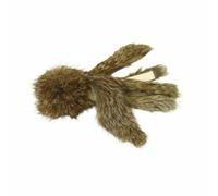 Perfeclan Juguete de Gato Peluche Tentáculos Juguete Interactivo Almohada Mordedor Kickero de Peluche con Diseño de Presa para Perseguir Agarrar y Llevar, Marrón Conejo Pulpo, 18cm