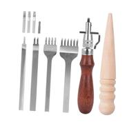 Perfeclan Kit de Herramientas para Cuero, Kit de Manualidades, Herramientas para ranurar y Recortar Cuero.