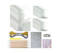 Perfeclan Kit de láminas de Aluminio para Hacer tú Mismo, lámina de Aluminio para Grabar, Resistente, Multiusos para Manualidades, Pintura, Manualidades, Argén