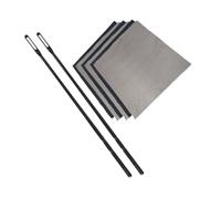 perfeclan Kit de limpieza de flauta paños de 6 piezas y varillas de 2 piezas para instrumentos de viento de madera, 2 Colores