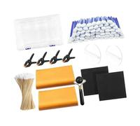 Perfeclan Kit de Limpieza de Tarjetas coleccionables, Accesorios para coleccionistas con Rodillo para Tarjetas Deportivas, hisopos, Kit de Cuidado, Suministros