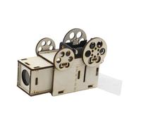 Perfeclan Kit de Montaje de proyector de Diapositivas, proyector de Madera, Juguete Educativo práctico, Regalos para niños y niñas, Accesorios para Estudiantes.