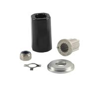 perfeclan Kit de Reparación de Cubo de Hélice Fuera Borda Conjunto Cubo Cilíndrico Inserto Interior Estriado Arandela Plana; Montaje Completo con Piezas