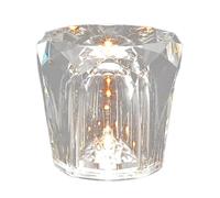 Perfeclan Lámpara de Escritorio LED Luz Lámpara de Noche LED Moderna Luz de Noche de Carga Luz de Mesa de Barra de Cristal para Sala de Estar Mesa D, Estilo b