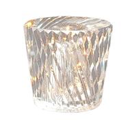 Perfeclan Lámpara de Escritorio LED Luz Lámpara de Noche LED Moderna Luz de Noche de Carga Luz de Mesa de Barra de Cristal para Sala de Estar Mesa D, Estilo c