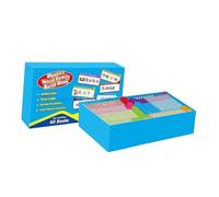 Perfeclan Libro de construcción de Familiares, Tarjetas de Vocabulario Visual, 40 Libros de Lectura y rimas, Libros interactivos para Aprender a Leer