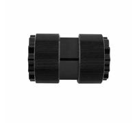 perfeclan Llave para Horquilla cicleta con Ajuste Amortiguador Aleación Aluminio con Cuerpo Cilíndrico Mecanizado y Empuñadura Estriada Acuada para Taller y Reparación Suspensión, Negro