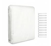perfeclan Malla Antihielo para Plantas Manta Protectora Cubierta Térmica Tela de Cultivo Paño Aislante Protección Invernal contra Heladas y Viento Respirable y, 60g/M2 2x5m