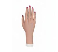 Perfeclan Maniquí Práctica Realista con Piel y Estructura Ósea para Ejercicios Acupresión y Pintura Uñas Acuado para Uso en Clases y Estudios, Negro Piel, Style to 3