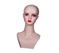 perfeclan Mannequin Head Display Soport Soportes estable Manikin Busk Wish Spots para auriculares Accesorios de belleza