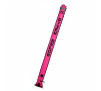 perfeclan Marcador de Superficie para Buceo con Tubo Inflable de Indicación Nylon 210D TPU D-Loop de Acero Inoxidable Inflado Manual y Automático Adecuado para, Rosa Fluorescente, 1.8m 15cm