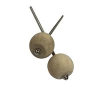 perfeclan Mazo de Bombo de Madera, Resistente, Accesorio para Instrumentos de Percusión, 1 Par