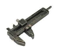 perfeclan Mini calibrador Vernier de bolsillo de 0 a 50 mm, regla coleccionable, herramienta de medición de alta precisión para carpintería.