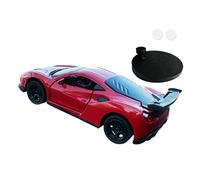 Perfeclan Mini Modelo de Coche, Consola Central, decoración, 1/64, vehículo, y Seguimiento, derrape, Accesorios automotrices, decoración del Tablero del, Rojo