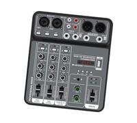perfeclan Mini Sound Mixing Mezcla Board de sonido de consola de sonido Fácil de transportar tablero de sonidos para Fiesta en