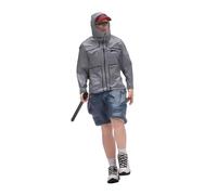 Perfeclan Miniatura Figura Hombre Montañista Escala Coleccionable Modelo Resina Artesanal Decorativo Adecuado para Diorama Hogar Oficina Exhibición 10cm