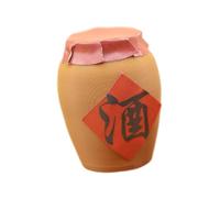 perfeclan Minijarra de vino en de juego de simulación, adorno diminuto realista, accesorios para muñecas en miniatura, casa de muñecas, botella de vino, M