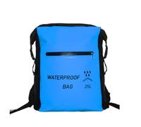 Perfeclan Mochila Impermeable Seca Estanca Bolsa Estanca PVC 500D con de Rodillo y Correas Ajustables te Ligero y Adecuada para Playa Rutas de Aventura, Array, Azul Cielo, 25L