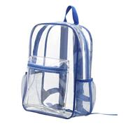 perfeclan Mochila Transparente Bolsa de Maquillaje portátil Impermeable Bolsa de Almacenamiento Ligera Bolsa de Aseo de Viaje para Oficina natación Concierto,