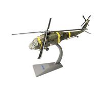 Perfeclan Modelo de de Ataque UH-60 a Escala 1:72. Modelo Realista de colección con Soporte de exhibición para Bar, Mueble de TV o Mesa.
