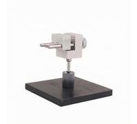 perfeclan Mordaza de Mesa Mini para Manualidades con Mandíbulas Ajustables Completo de 360 Grados y Soporte Central Adecuada para Modelismo Taller Banco de Trabajo Ensamblaje Delicado