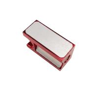 perfeclan Multifunción Herramienta Recortador Afilador Alisador de Puntas de Taco de Billar con Cuerpo Rectangular Sólido para Dar Forma y Puntas Mantenimiento Manual Salón Práctica, Rojo