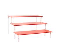 Perfeclan Organizador de Elevadores de Acrílico de 3 Niveles, para Postres, Joyas, Figuritas de Acción, Ampliamente Utilizado, Resistente Y Estable, Materiales
