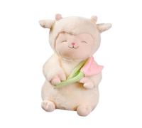 Perfeclan Oveja de Peluche, Animal de Peluche, Adorno de sofá, Juguete Suave, Juguete para acompañar el sueño para niños, niñas, Adolescentes, Regalos creativos, 25cm