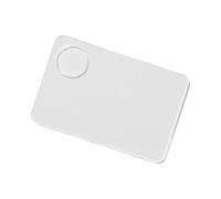 perfeclan Paleta de maquillaje, bandeja para mezclar maquillaje, herramienta fácil de usar para decoración de uñas, paleta de manicura de mano reutilizable, Rectángulo 10cmx15cm