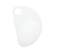 perfeclan Paleta de maquillaje, bandeja para mezclar maquillaje, herramienta fácil de usar para decoración de uñas, paleta de manicura de mano reutilizable, Semicírculo 10cmx16cm