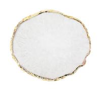perfeclan Paleta para Decoración de Uñas, Placa para Mezclar Uñas, Soporte para Uñas, Herramienta de Exhibición, Paleta de Pintura Artística para Uñas Decorativ, Blanco
