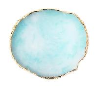 perfeclan Paleta para Decoración de Uñas, Placa para Mezclar Uñas, Soporte para Uñas, Herramienta de Exhibición, Paleta de Pintura Artística para Uñas Decorativ, Azul