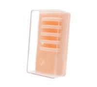 perfeclan Paleta para injerto de pestañas con cubierta, caja organizadora resistente para almacenamiento de extensiones de pestañas, a prueba de polvo, para, Rosa