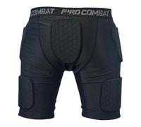 Perfeclan Pantalones Cortos Protectores para de fútbol con Acolchado en los Muslos y protección contra Impactos, Reforzados con EVA, M