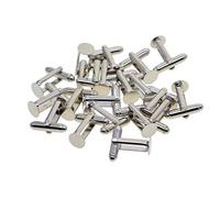 Perfeclan Paquetes de 20 Piezas de Gemelos en Blanco Chapados en Plata con Base de Ajuste de Cabujón para Hacer Joyas de 17,5 X 17 X 8 Mm (0,69 X 0,67 X 0,31 PU