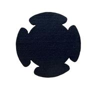 perfeclan Parche de refuerzo para batería, protector de almohadilla de fieltro de repuesto de un solo paso para bombo, accesorios para batería baja, Grueso