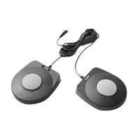 perfeclan Pedal de soporte compacto, juego de Pedal antideslizante, Pedal de tambor Digital, piezas de instrumentos de música, Pedal de teclado de Piano para, 3.5 Interfaz Doble