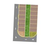 Perfeclan Pegatina de estacionamiento a Escala 1/64, exhibición de Modelos de Escala 1:64, exhibición de Modelos en Miniatura, Diorama de Carretera, 25x40cm