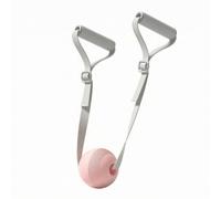perfeclan Pelota Masaje con Correas | perficie Estriada, Bola Automasaje con, Ajustable, Masajeador, para Oficina, portistas, Rosado