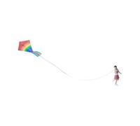 Perfeclan Personaje de Cometa voladora en Miniatura a Escala 1:64, Coleccionable para configuraciones arquitectónicas en Miniatura, Accesorios Multiusos, Chica con Vestido Rosa