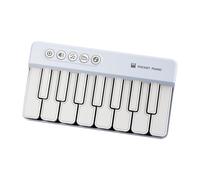 perfeclan Piano de bolsillo ligero, Juguete Musical para bebé, órgano electrónico reutilizable, versátil y estable, Mini teclado para niños, Piano para Acción, Azul
