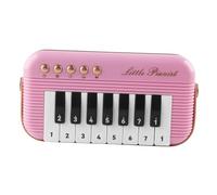 perfeclan Piano de Juguete para Bebé, Piano Musical de Bolsillo, Portátil, Interactivo, Teclado Eléctrico para Niños, Instrumento Musical para Niñas Principiant, Rosa